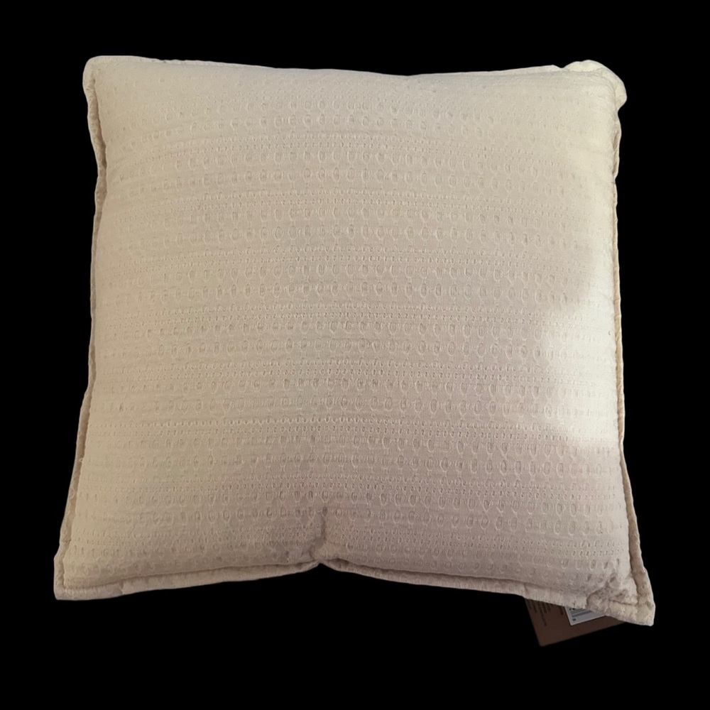 Bundle and Save. 4 for 30 Cream Textured Throw Pillow. Bundle & Save